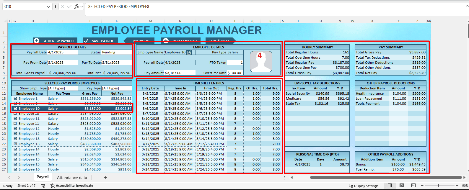 Payroll Pay Period – Payroll Manager