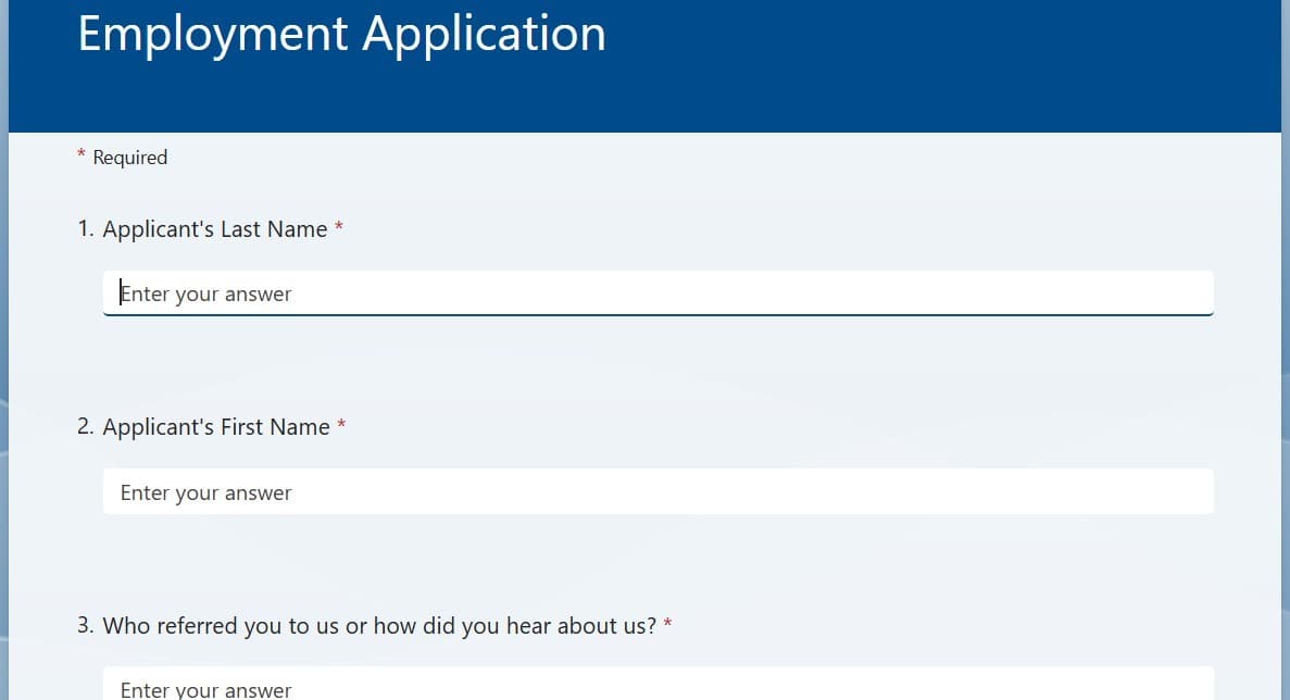Microsoft Forms Integration